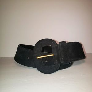Black Leather Belt